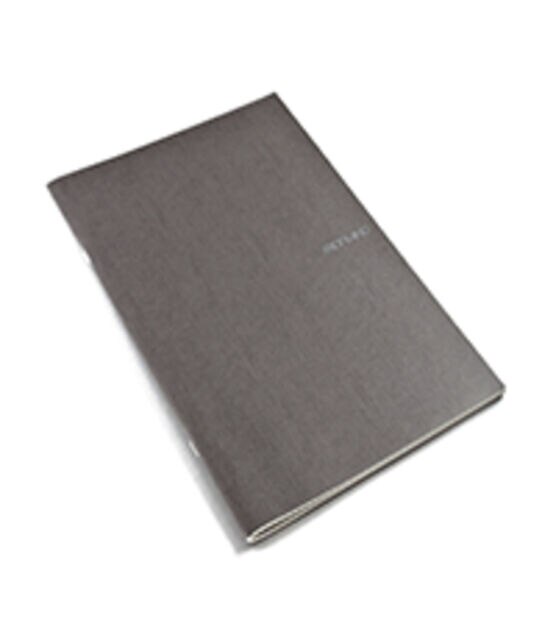 38 Sheets Large Raspberry Blank Fabriano EcoQua Notebook Staple-Bound 